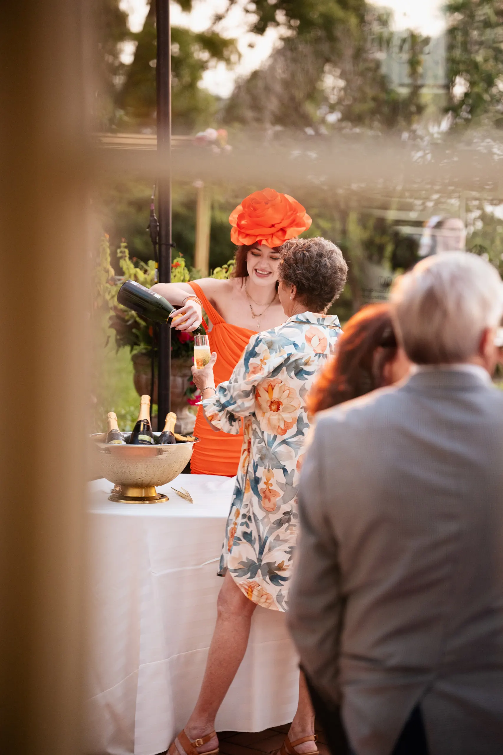 Bottle service in full swing at Swisher Estate event